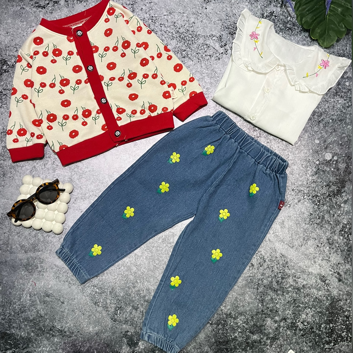 ست سه تیکه دخترانه عیدانه