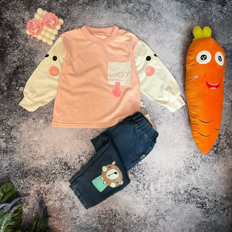 بلوزشلوار دخترانه عیدانه