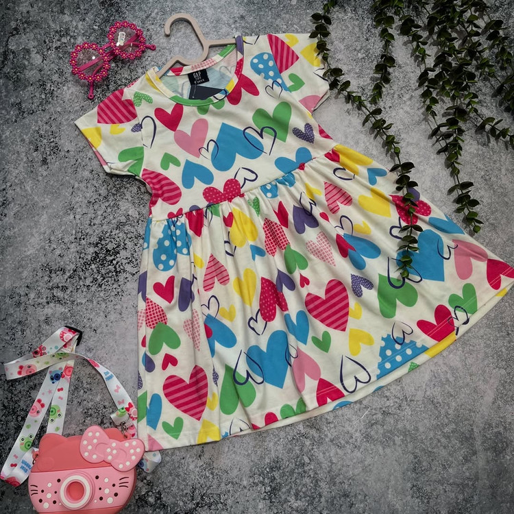 پیراهن قلبی دخترونه