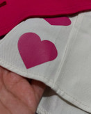 کراپ دامن قلبی دخترانه