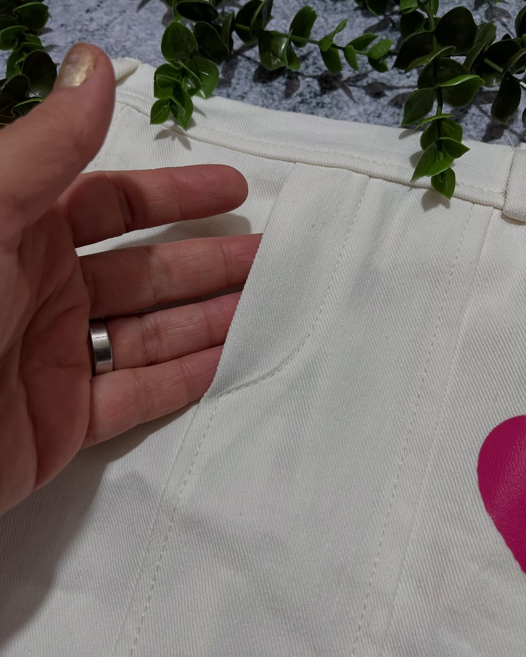 کراپ دامن قلبی دخترانه