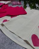 کراپ دامن قلبی دخترانه