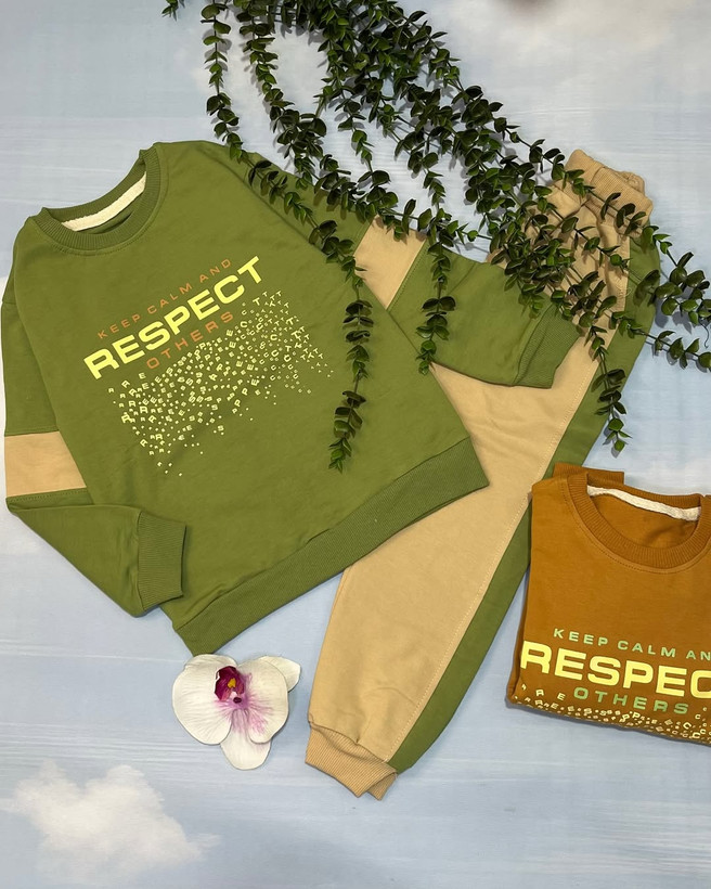 بلوز شلوار استین بلند پسرونه