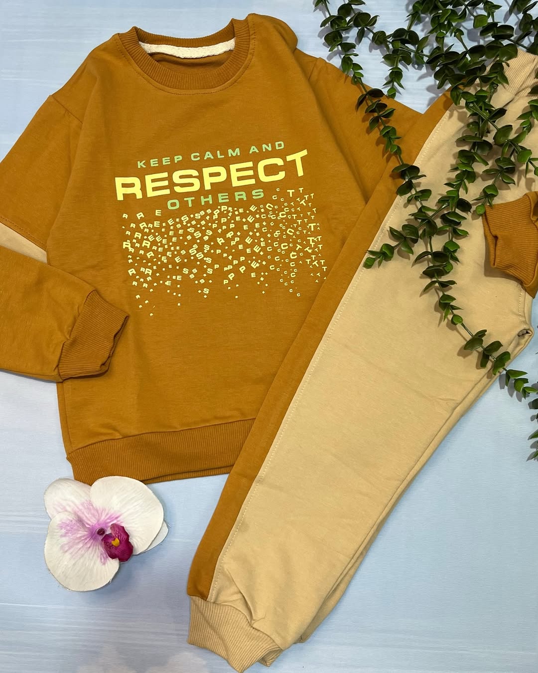 بلوز شلوار استین بلند پسرونه